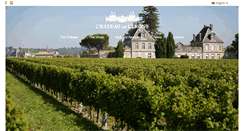 Desktop Screenshot of chateaudecerons.com